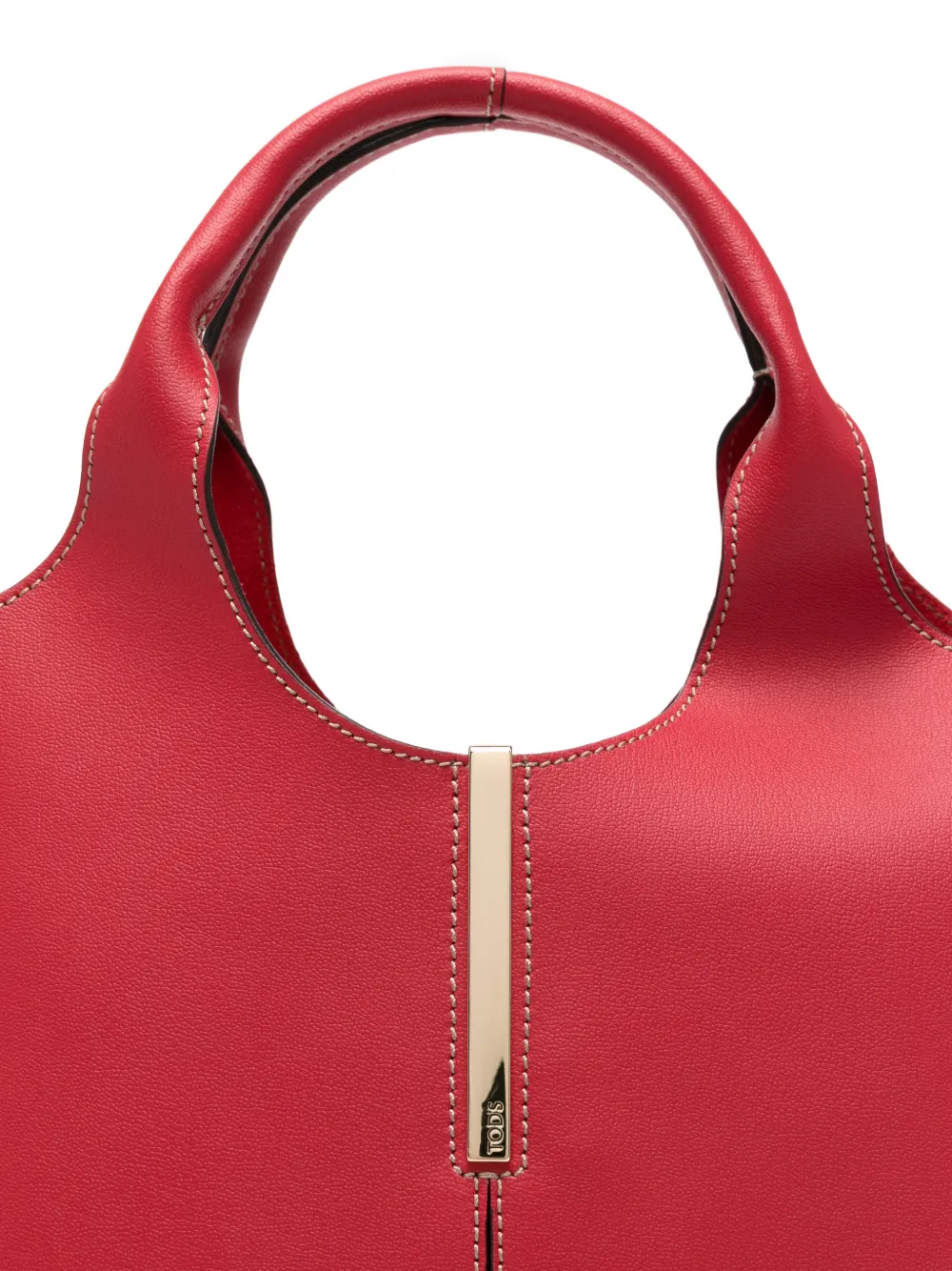 Tod's Mini-shopper met handvat Rood