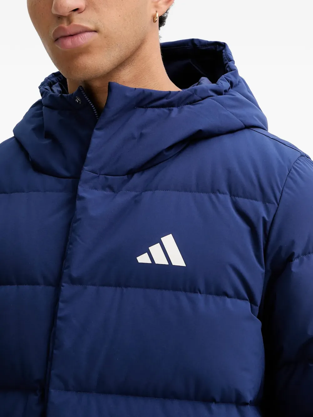 Hooded Logo-Print Jacket