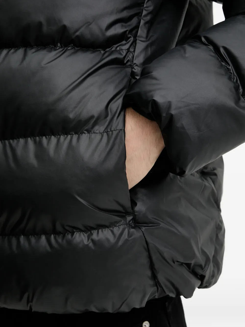 adidas Donsjack met logoprint Zwart