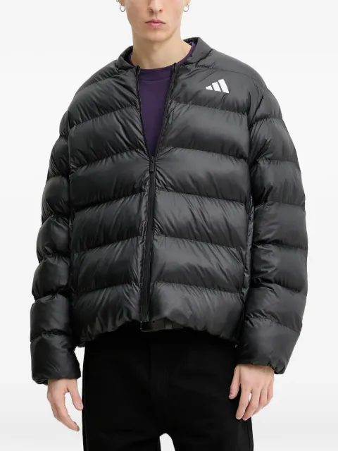 adidas logo-print puffer jacket