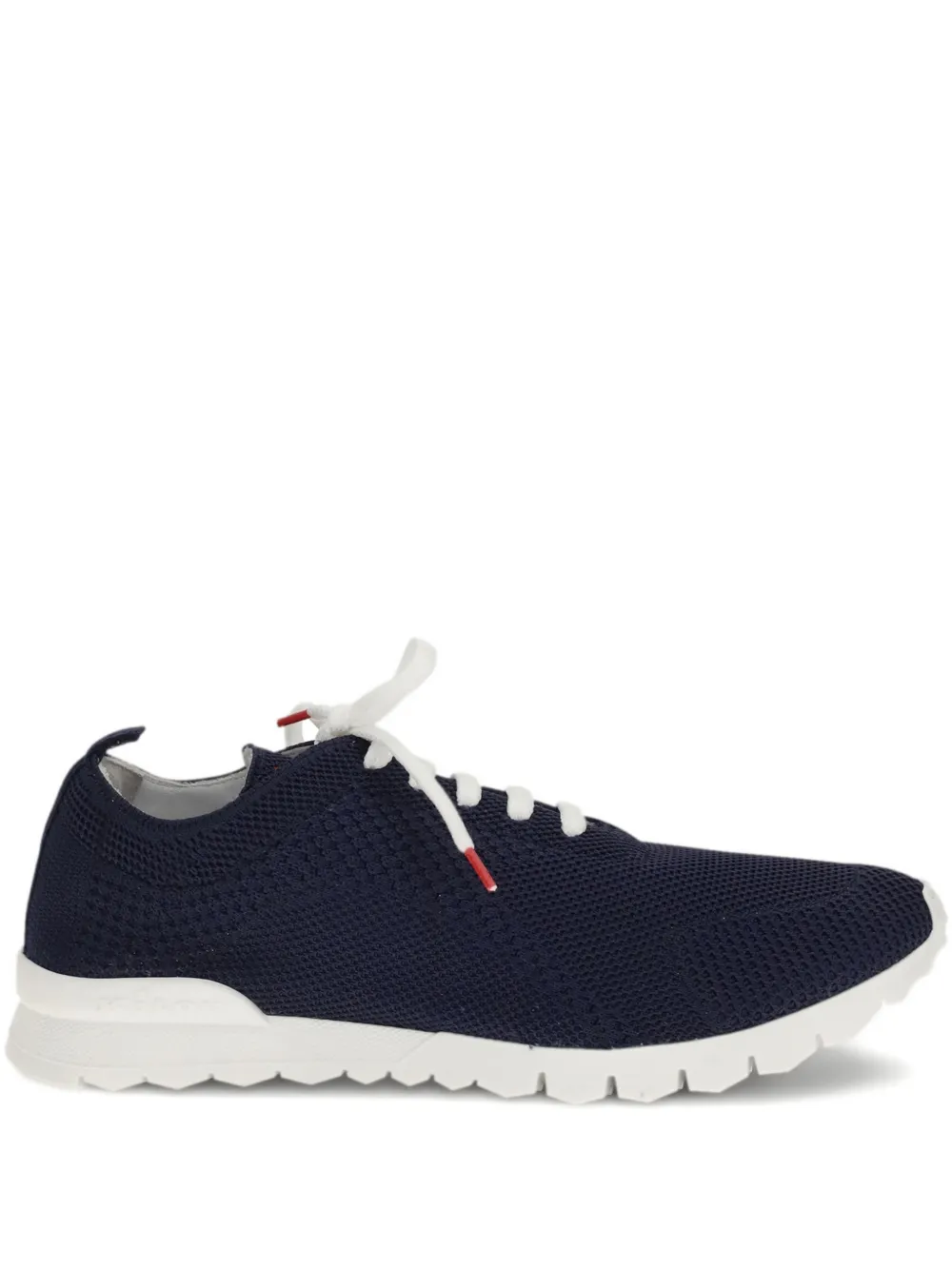 Kiton knitted-upper sneakers - Blu
