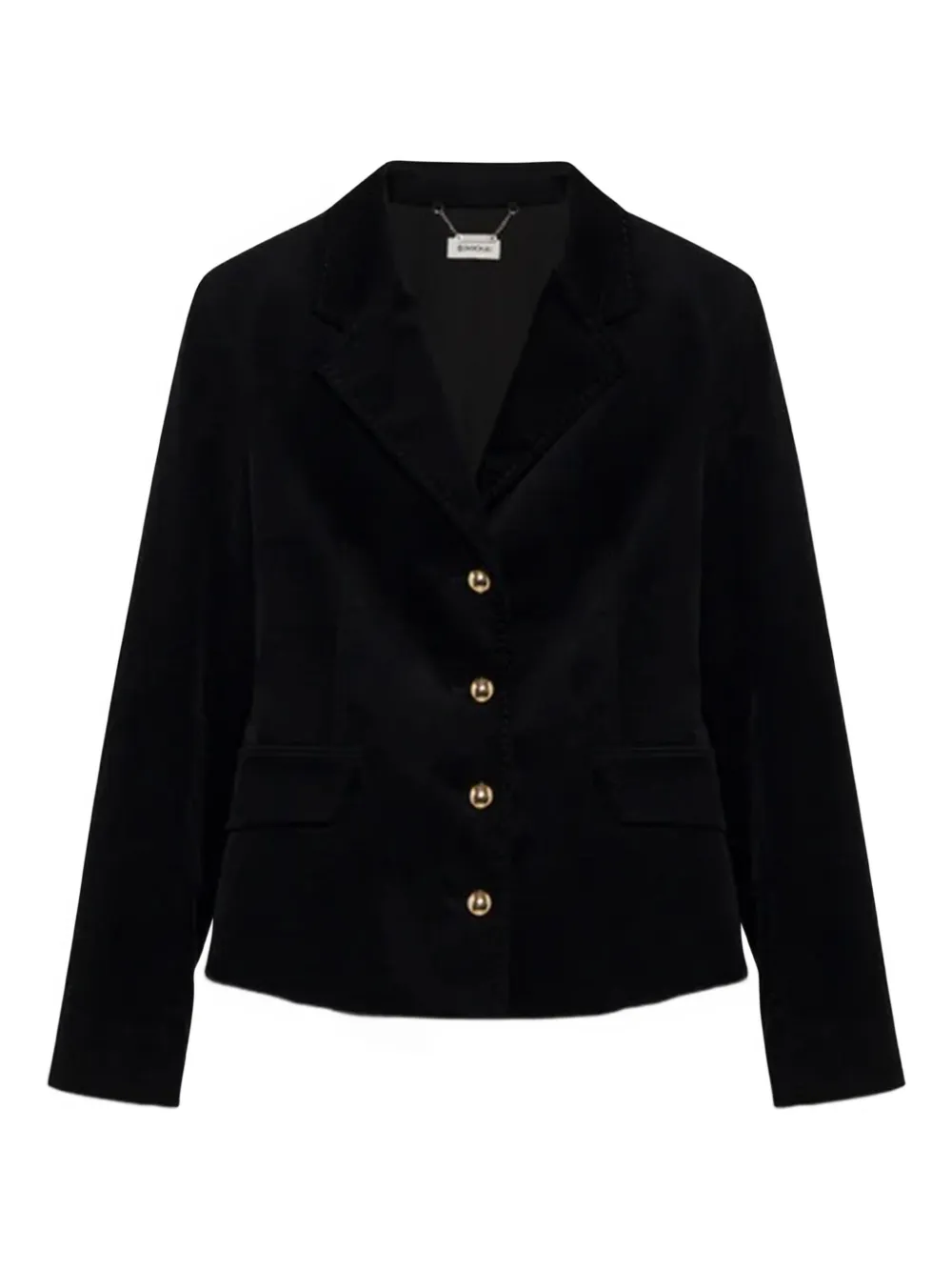 Simkhai velvet button blazer | Black | Image 1