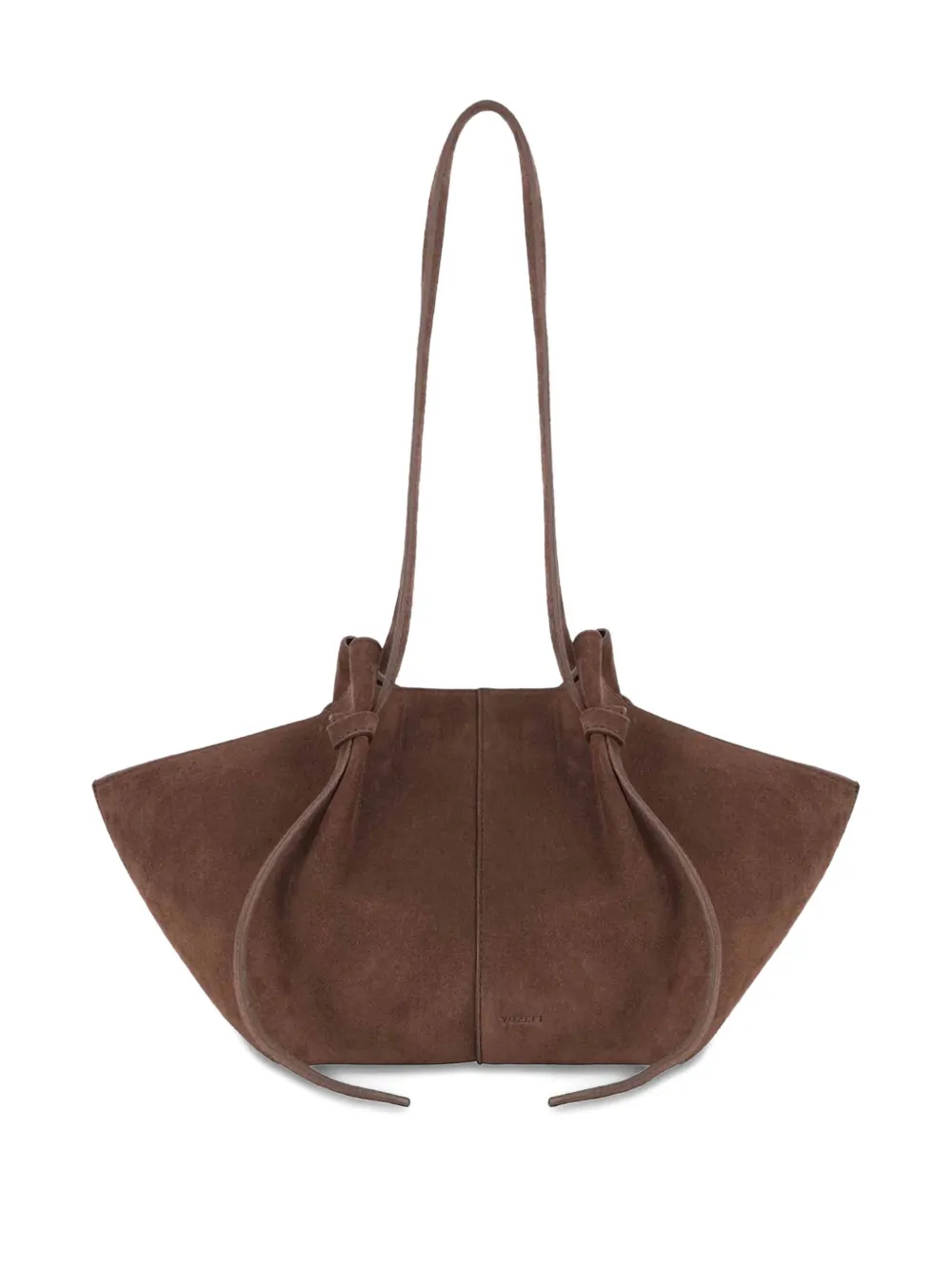 Yuzefi Mochi curves mochi suede tote bag | marron | Image 1