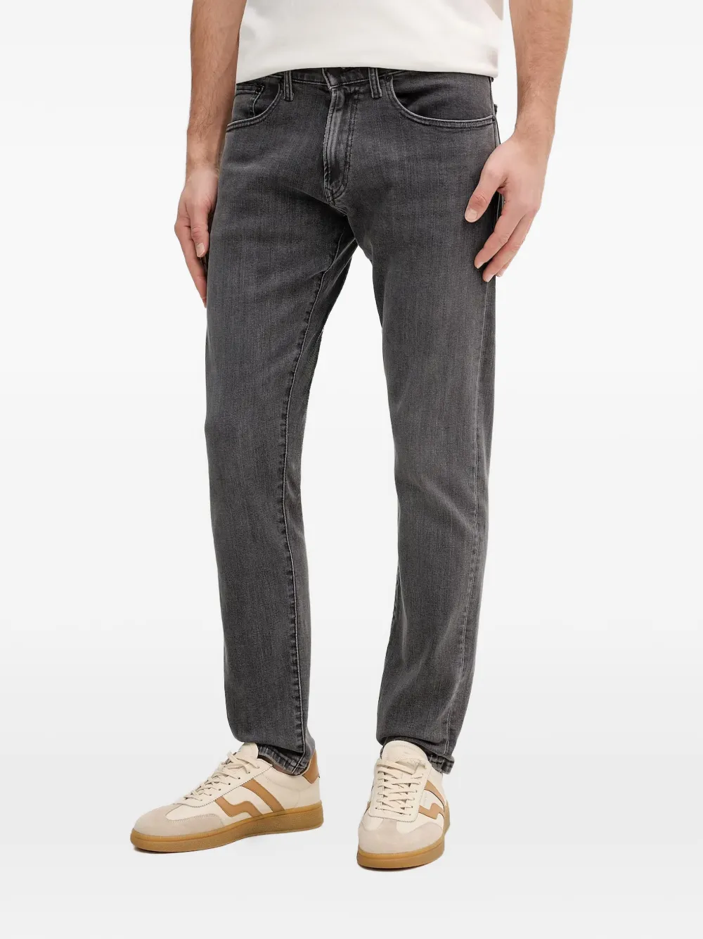 Polo Ralph Lauren belt-loops jeans - Grigio