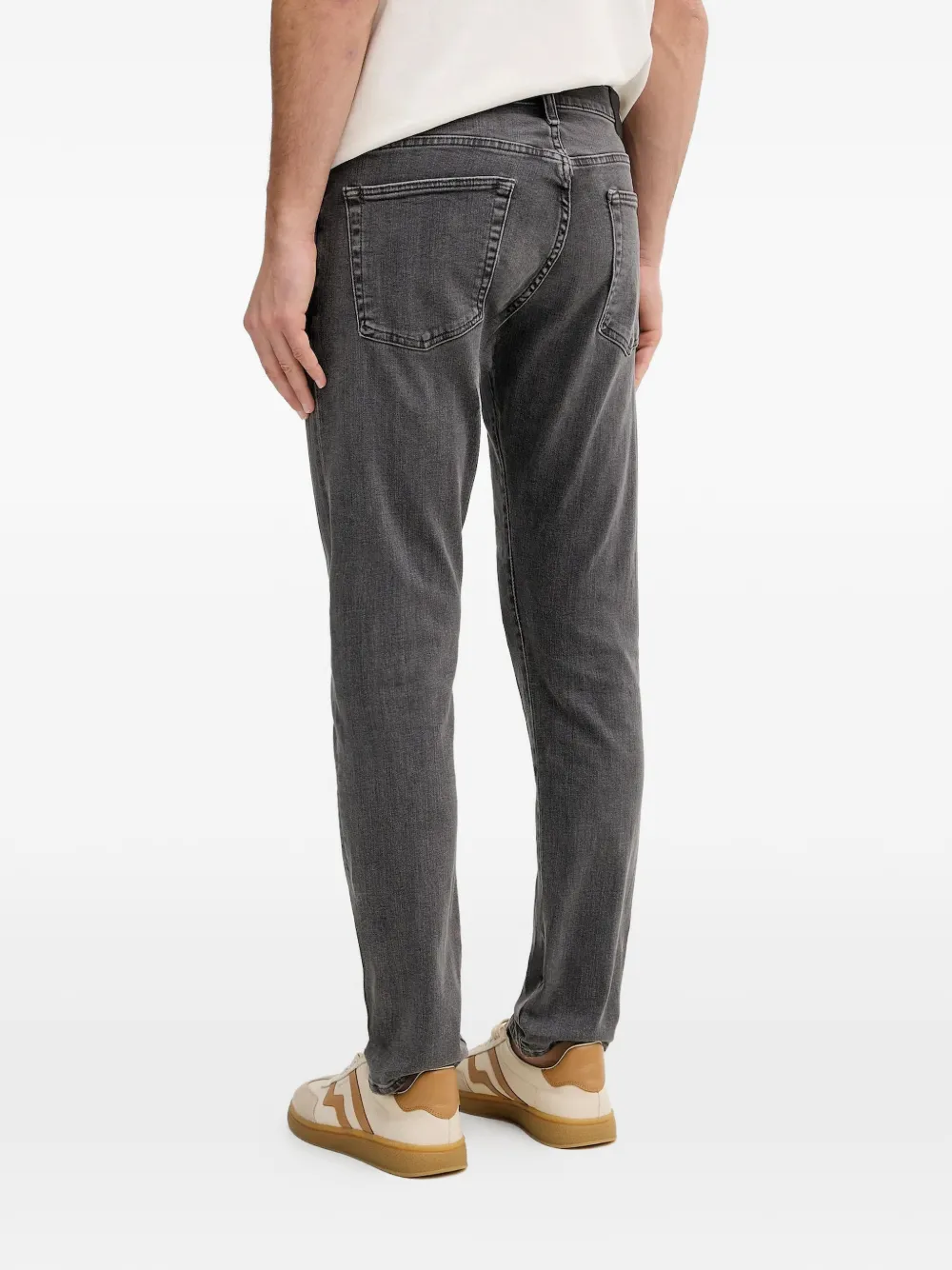  Polo Ralph Lauren Vaqueros Con Trabillas - Gris 