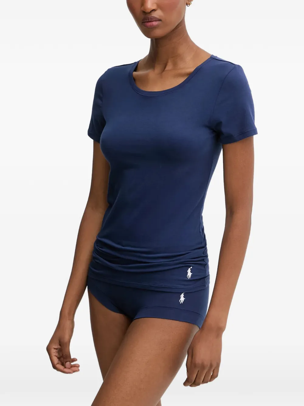 Polo Ralph Lauren embroidered-logo pajamas - Blau