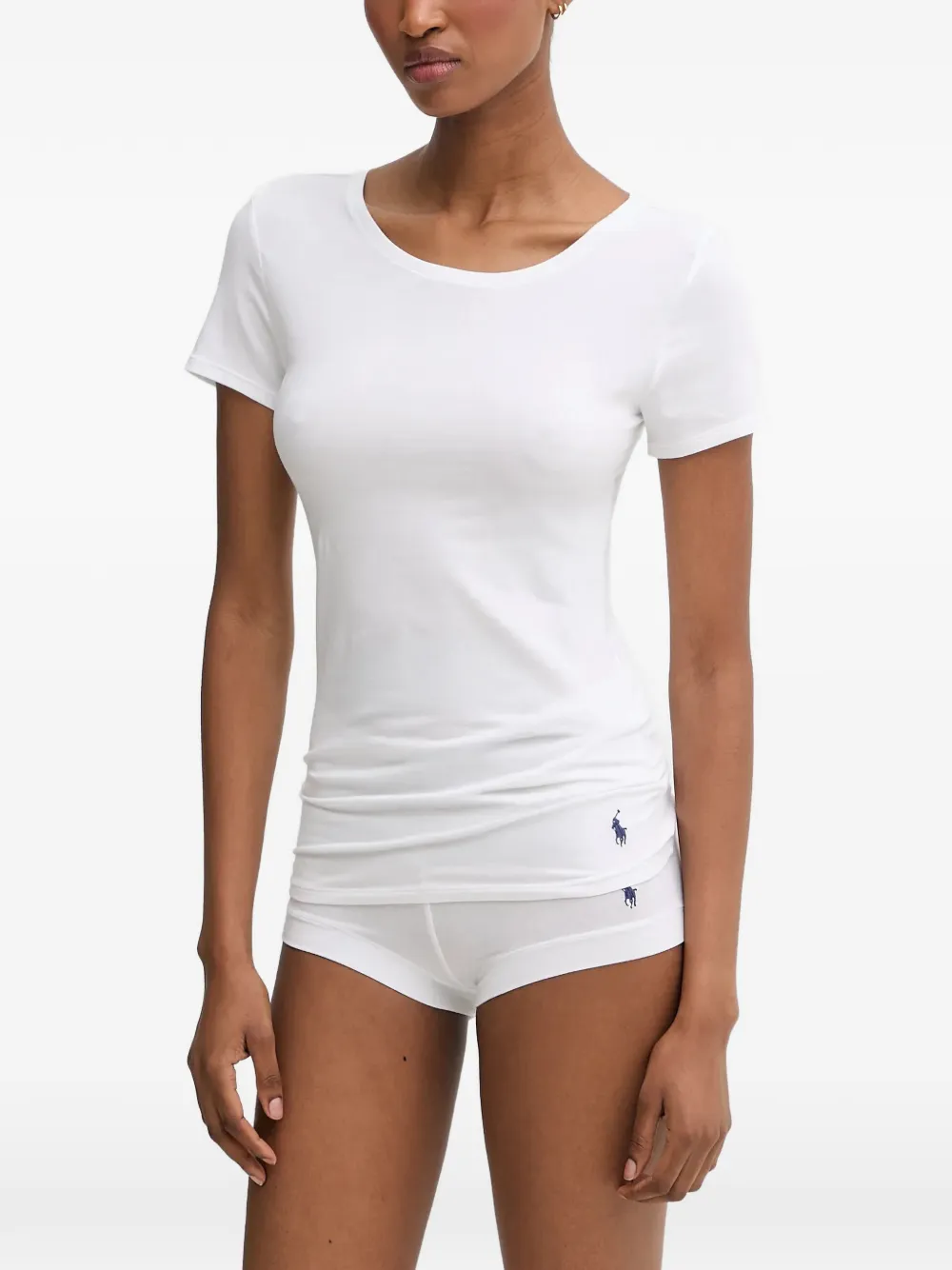 Polo Ralph Lauren Pyjama mit Logo-Stickerei - Weiß