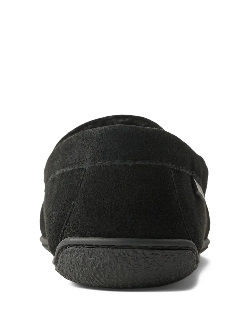 Polo Ralph Lauren Brenan Polo Bear embroidered moccasin loafers Zwart