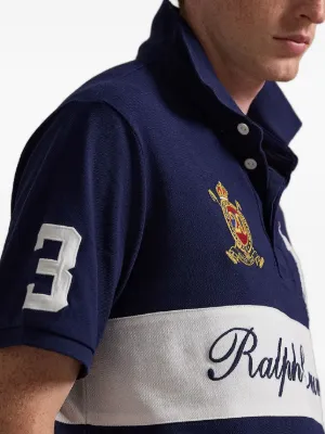 Polo Ralph Lauren logo-embroidered Polo Shirt | Blue | FARFETCH HK