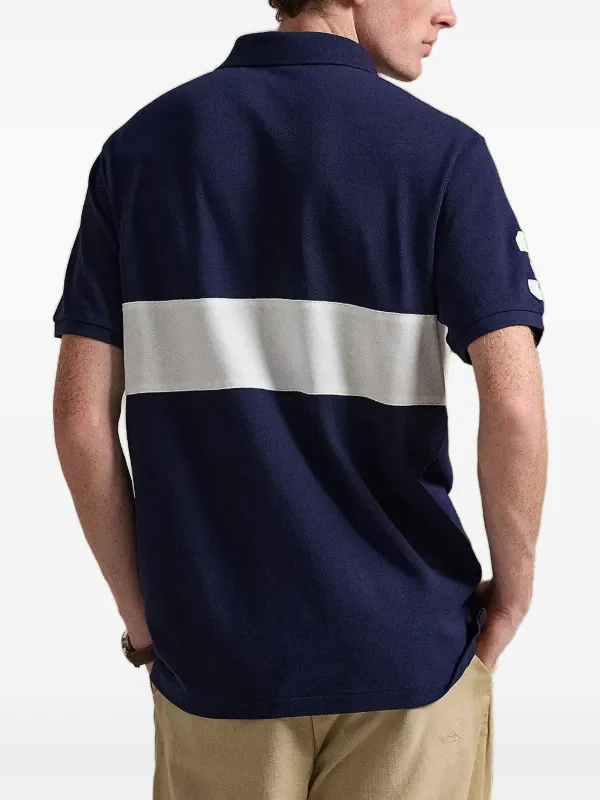 Polo Ralph Lauren logo-embroidered Polo Shirt | Blue | FARFETCH RO