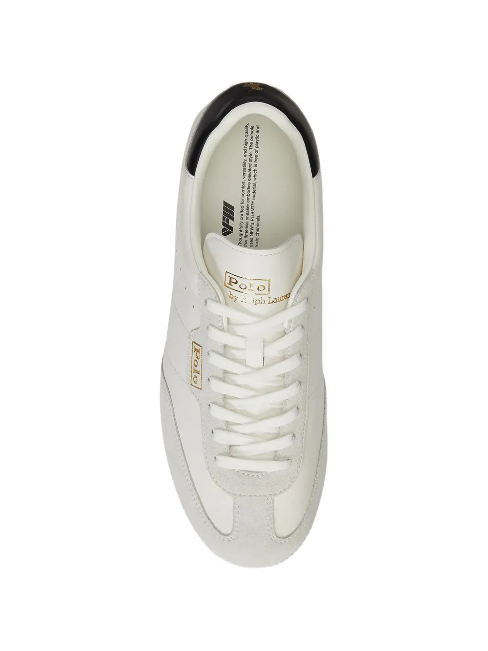 Polo Ralph Lauren Sneakers met suède vlakken Wit