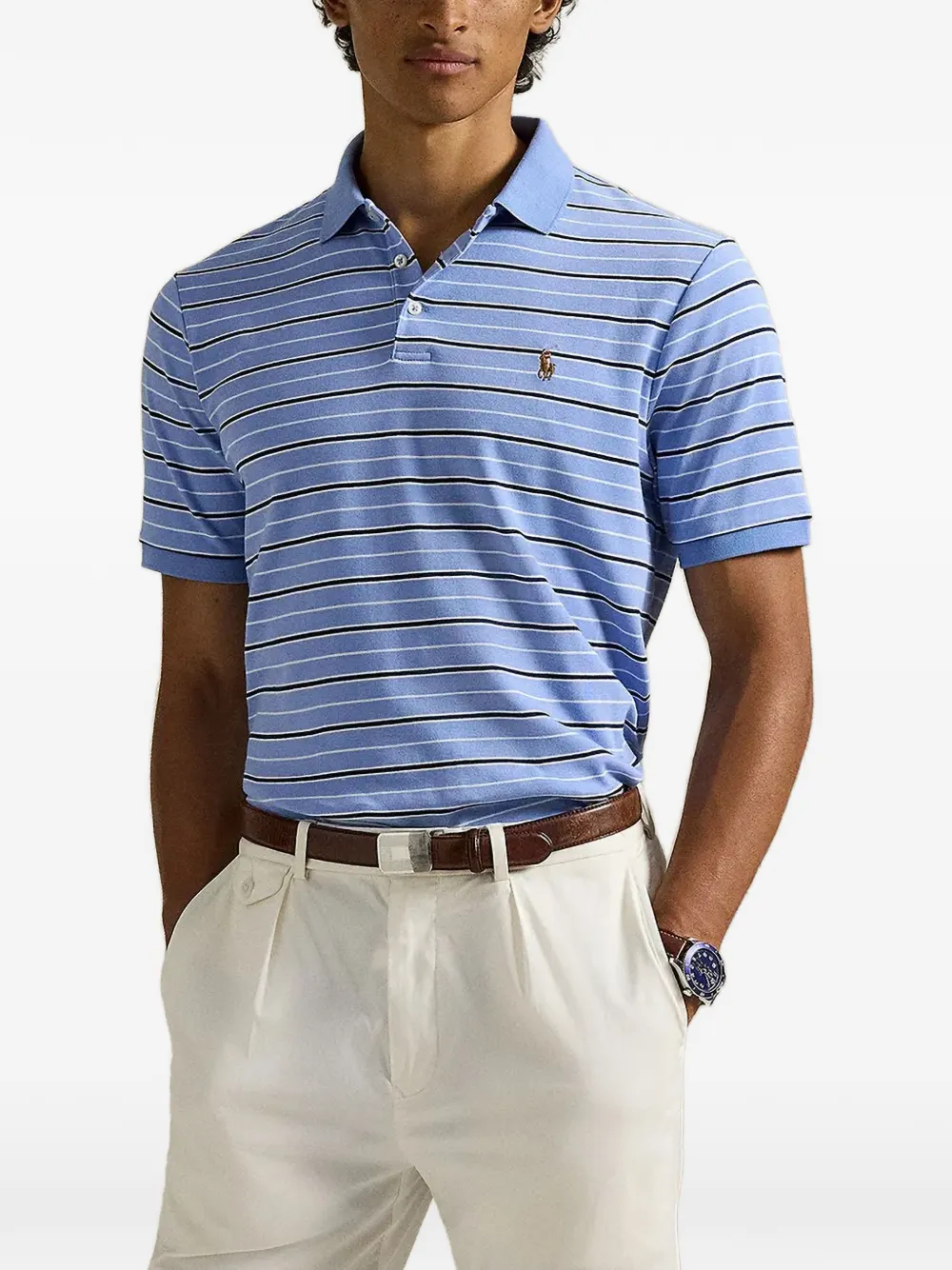 Polo Ralph Lauren striped-pattern polo shirt - Blu