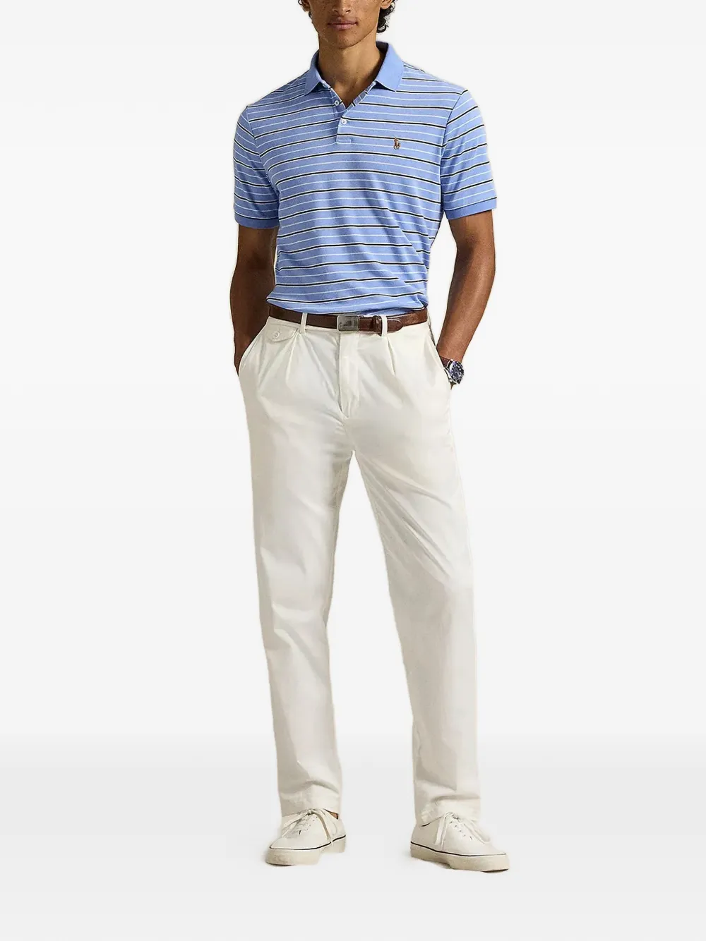 Polo Ralph Lauren Gestreept poloshirt Blauw