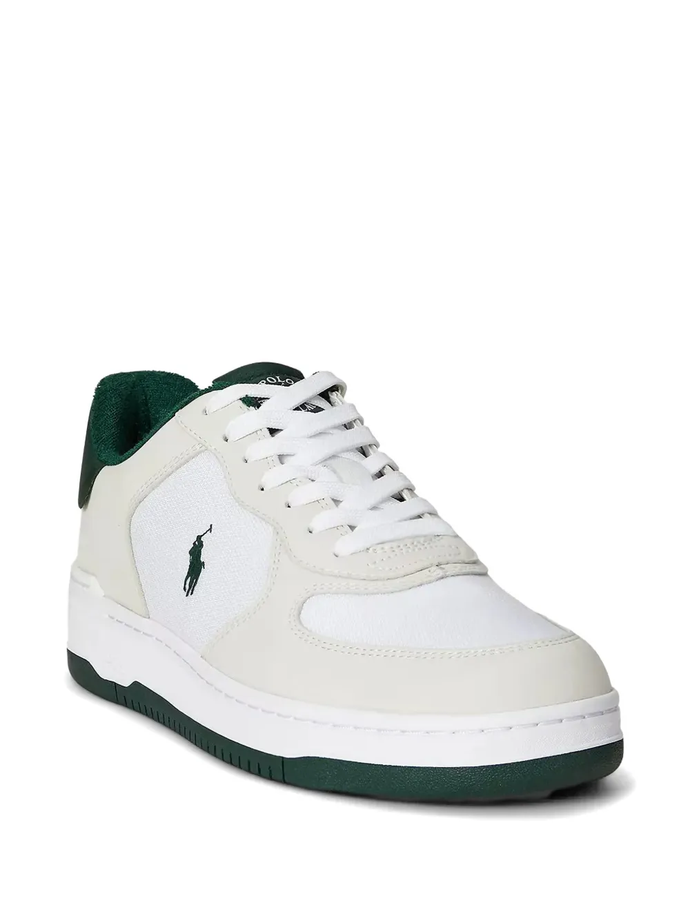 Polo Ralph Lauren Masters Court sneakers met logo Wit