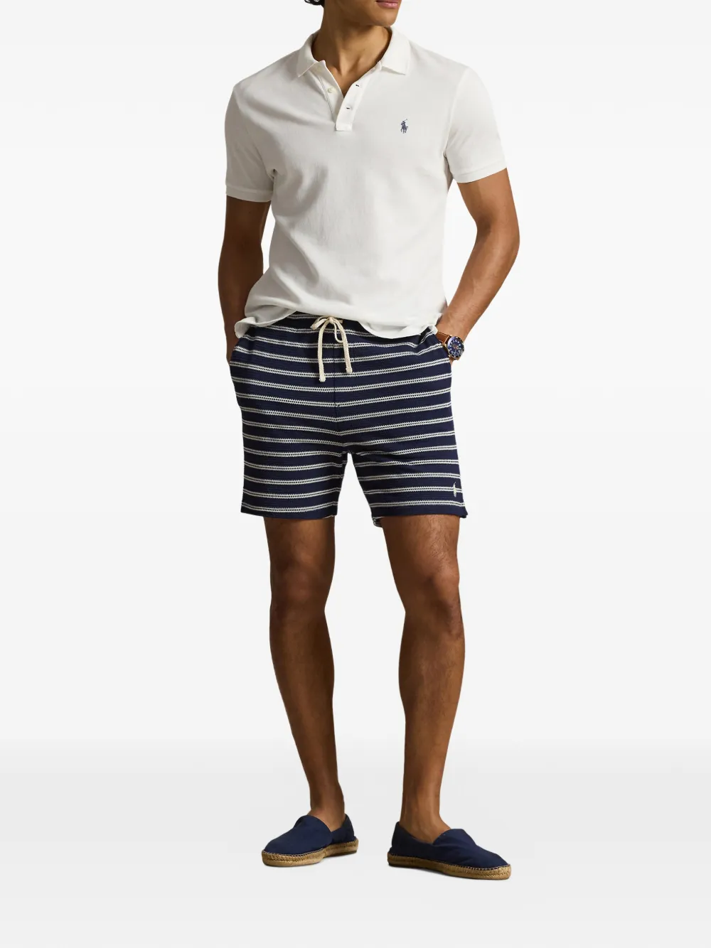 Polo Ralph Lauren Gestreepte shorts Blauw