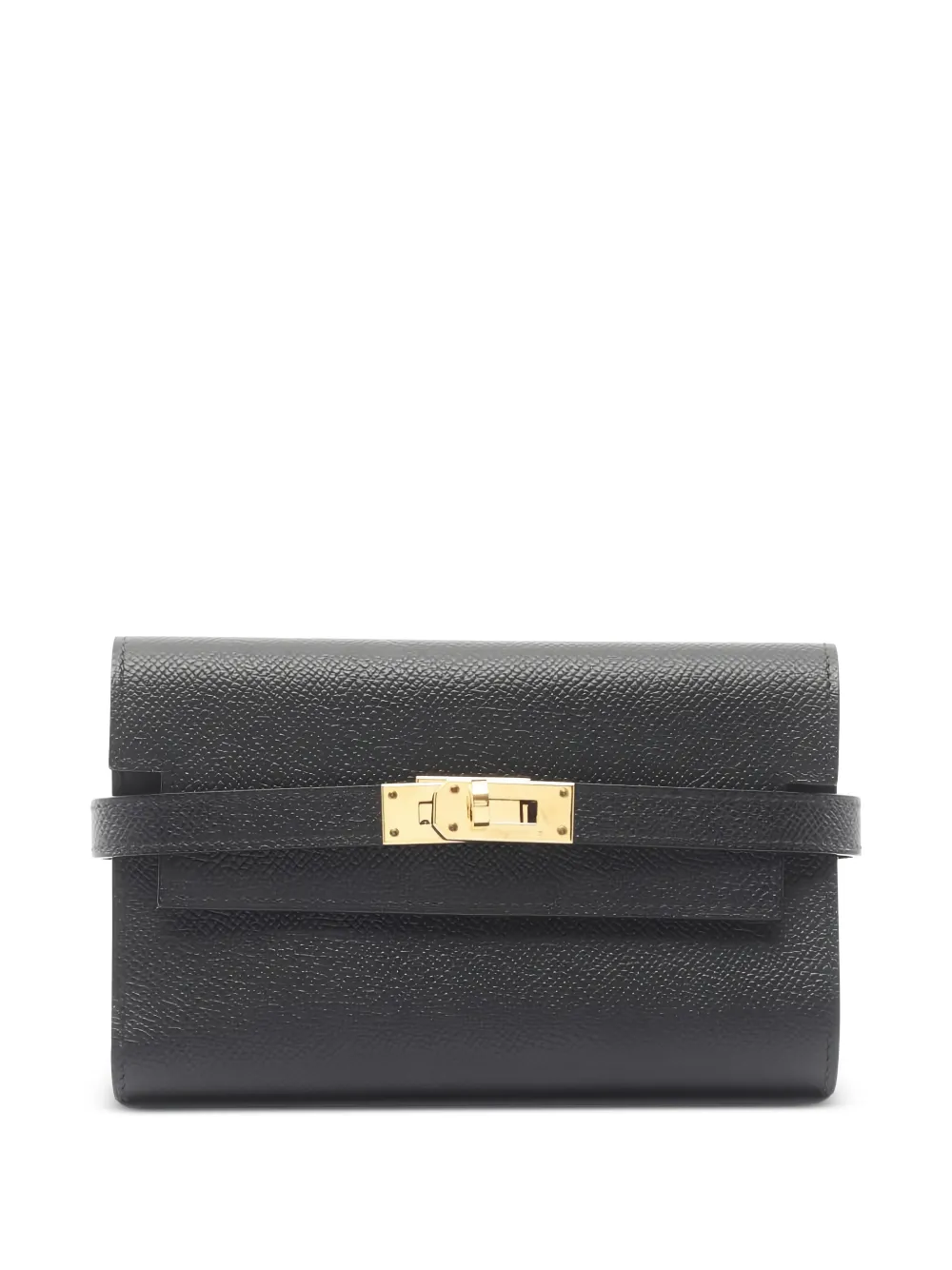 Hermès Pre-Owned 2018 medium Kelly trifold wallet | Black | Image 1