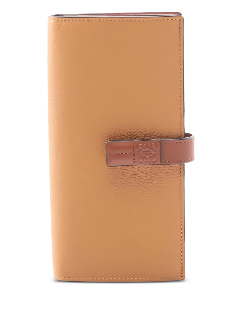 Loewe Pre-Owned 2010s large vertical bi-fold leather wallet | Neutrals | Image 1