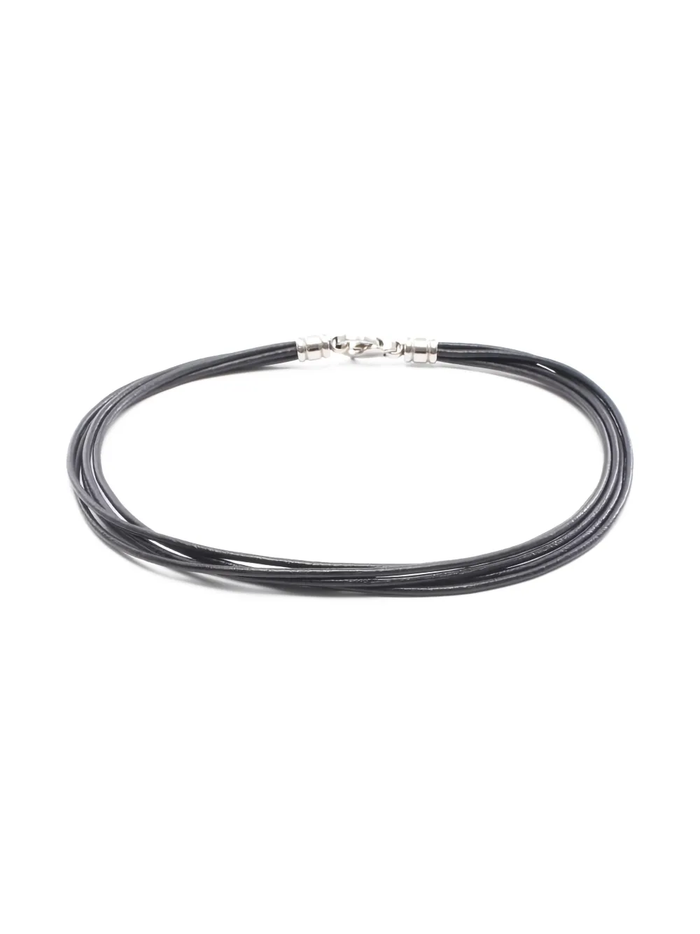 Bvlgari Pre-Owned 2010s leather choker - Nero