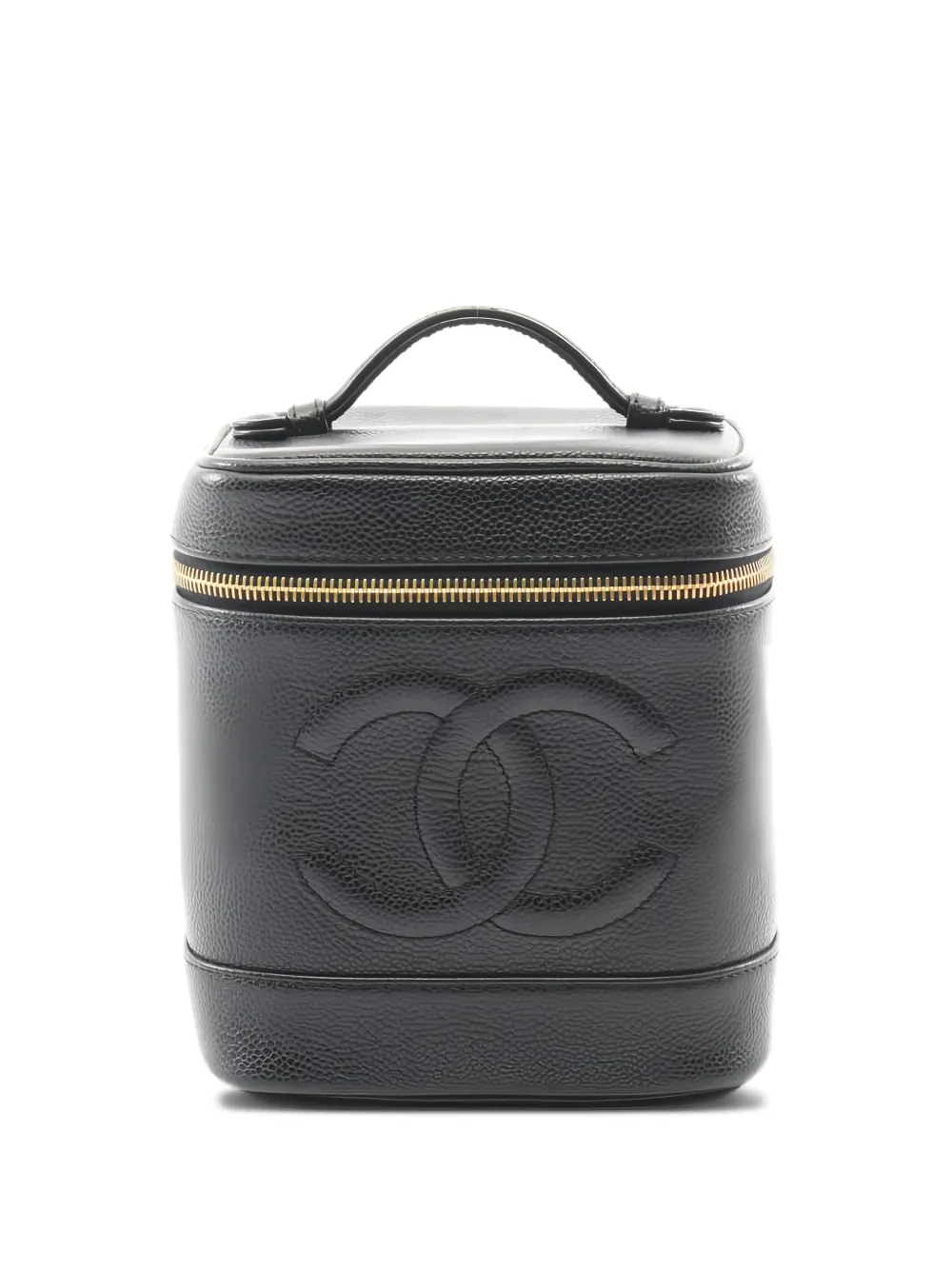 CHANEL Pre-Owned 2000-2002 Coco Mark vanity bag | Black | Image 1