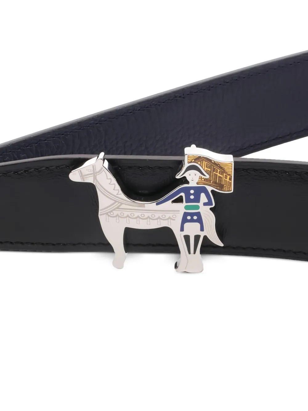 Hermès Pre-Owned læderbælte med hestespænde fra 2024 | Image 2