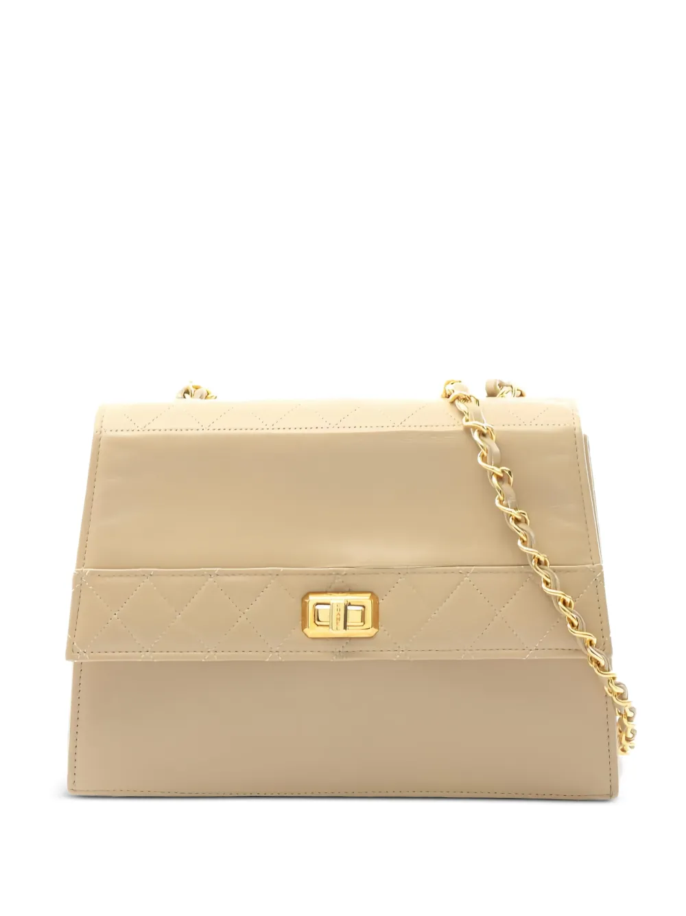 CHANEL Pre-Owned 1989-1991 matelasse chain shoulder bag - Toni neutri