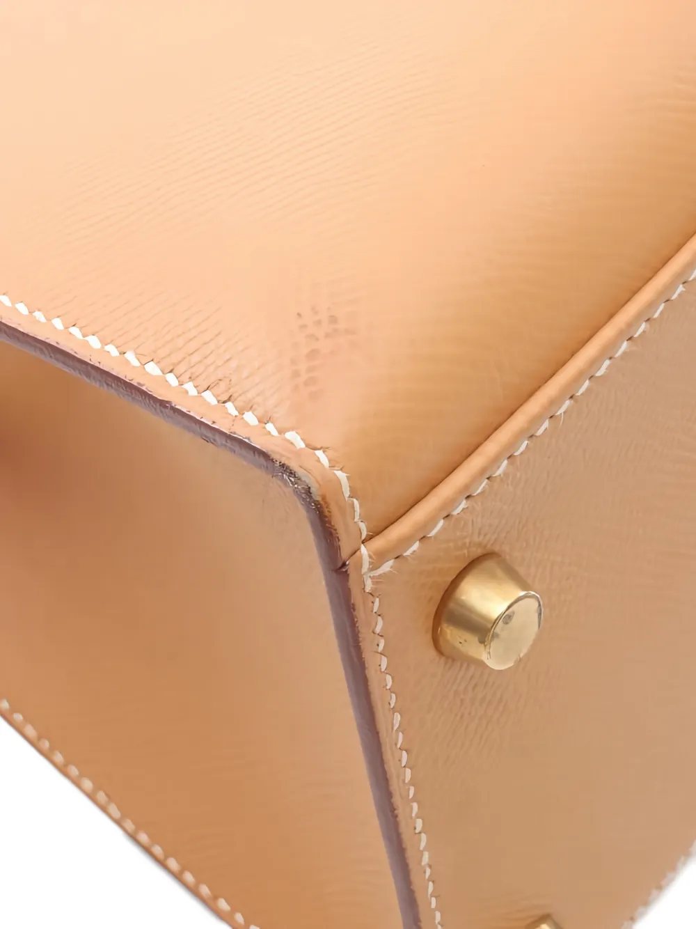 HERMES Pre-owned 1994 32 Kelly Top-handle Tote Bag In Neutral