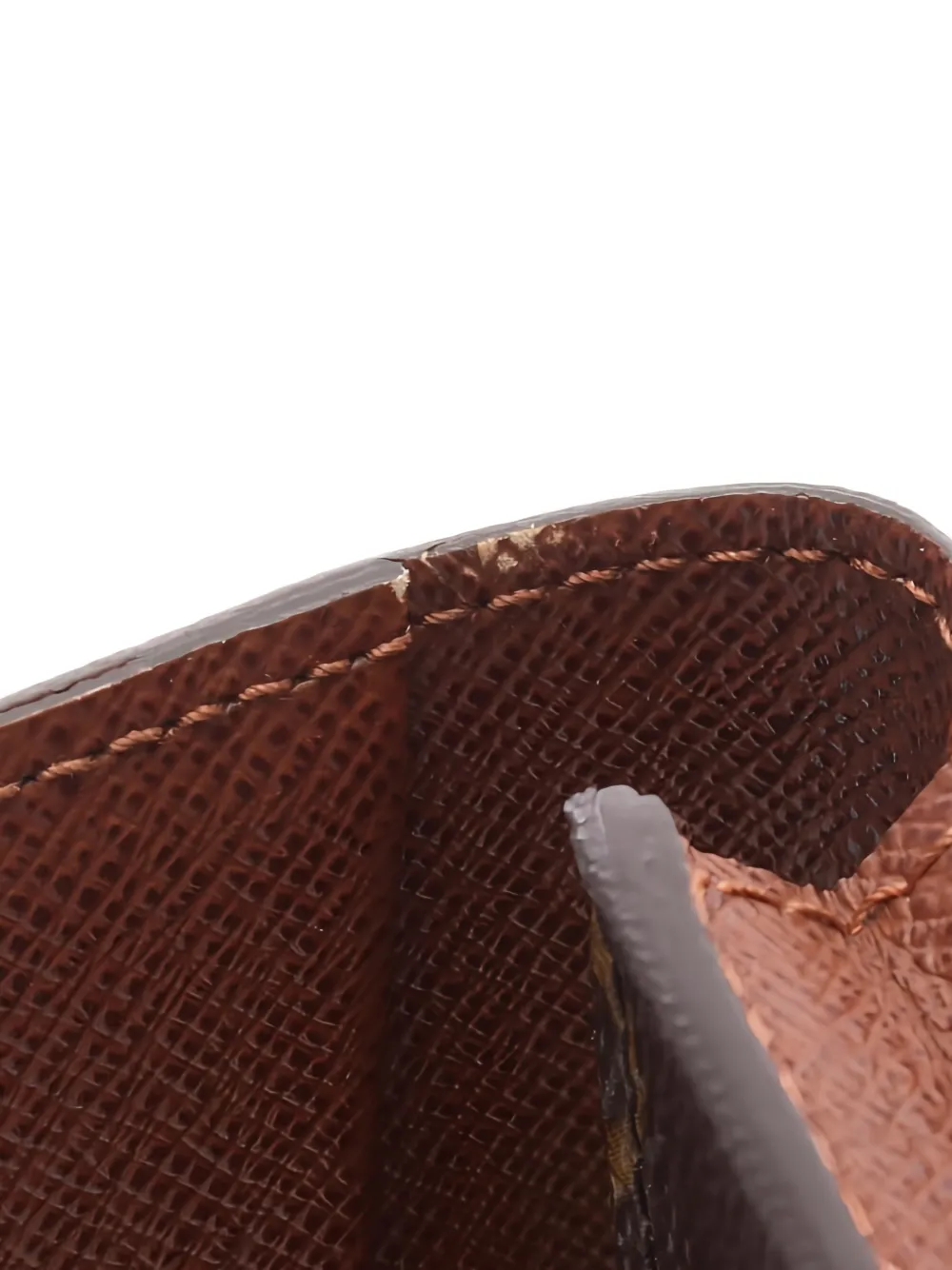 LOUIS VUITTON Pre-owned 2005 Amberop Cult De Visit Monogram Wallet In Brown