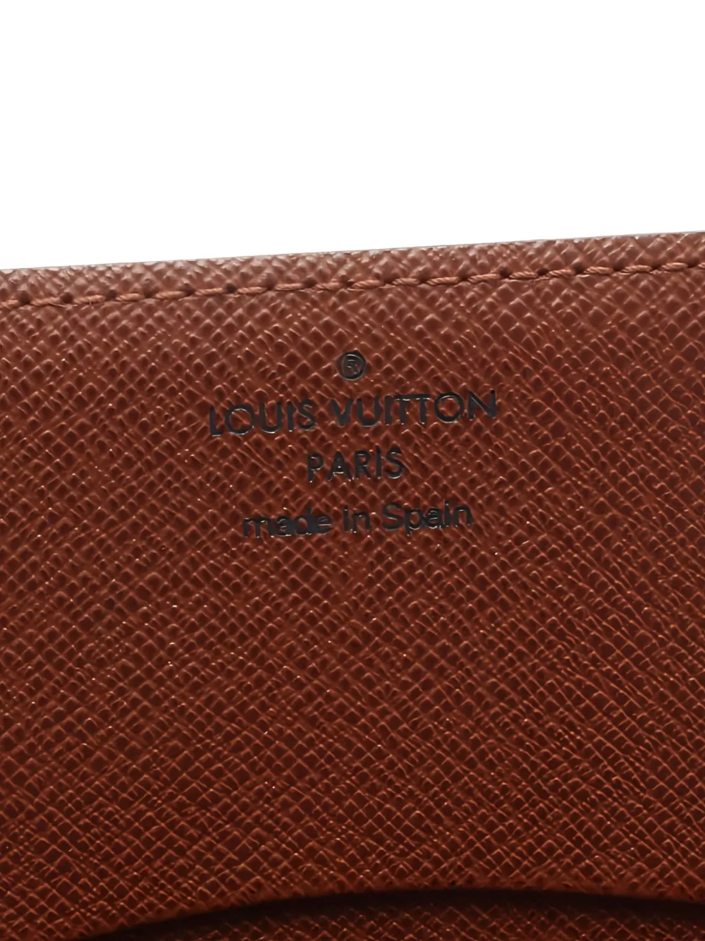 LOUIS VUITTON Pre-owned 2005 Amberop Cult De Visit Monogram Wallet In Brown