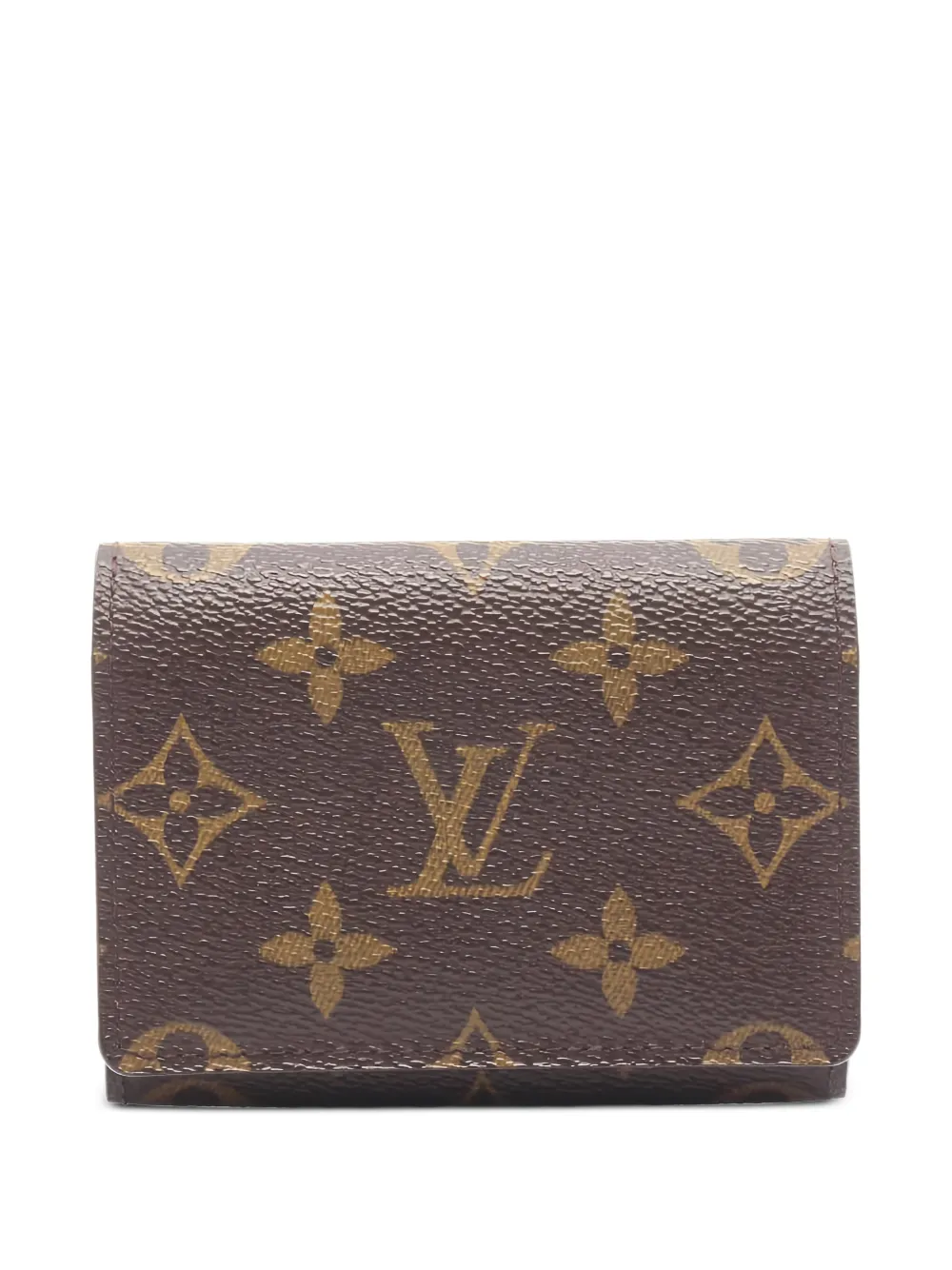 Louis Vuitton Pre-Owned 2005 Amberop cult de Visit monogram wallet | Brown | Image 1