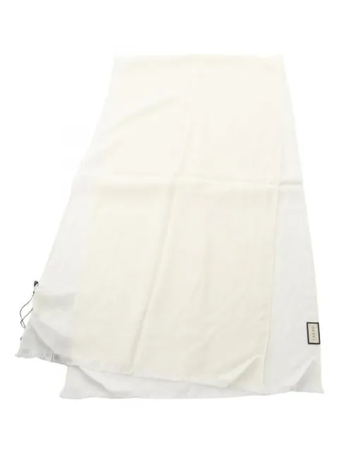 Gucci Pre-Owned logo-label scarf 