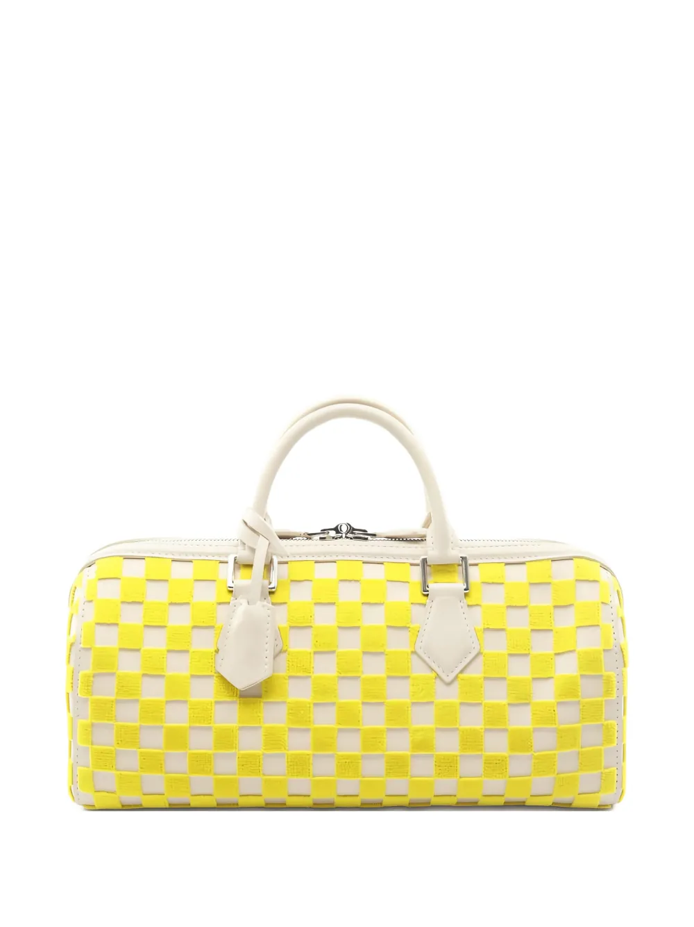 Louis Vuitton Pre-Owned 2013 EW Speedy Damier cubic tote bag - Giallo