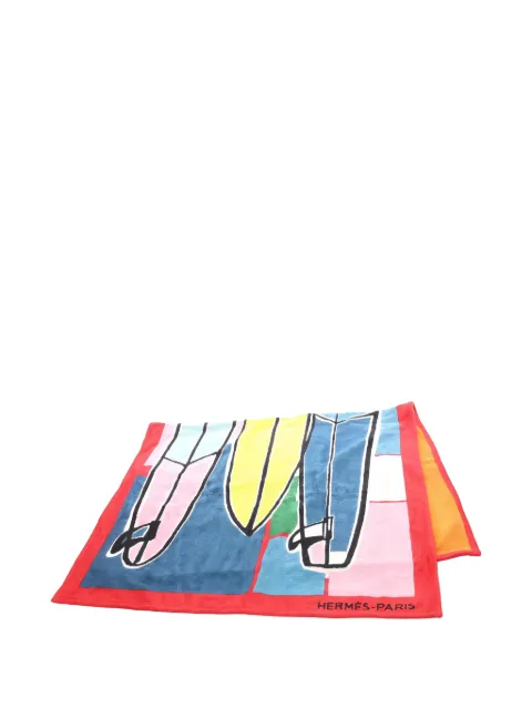Hermès Pre-Owned 2020s 3 Surfs printed beach towel