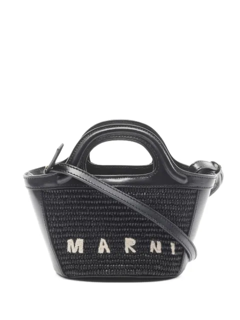 Marni Pre-Owned 2010S Tropicalia raffia micro tote bag