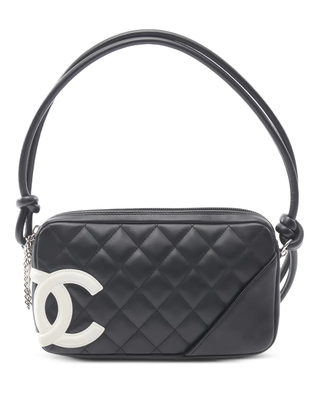 CHANEL Pre-Owned 2003-2004 Cambon Line quilted leather shoulder bag - Nero