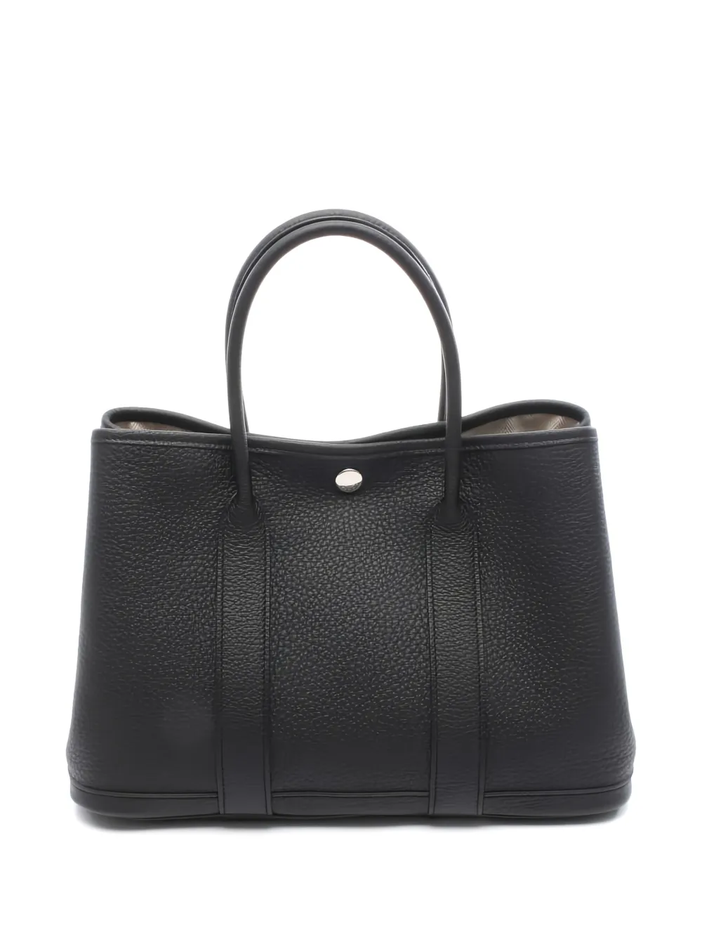 Hermès Pre-Owned 2024 TPM Garden Party leather engraved tote bag - Schwarz