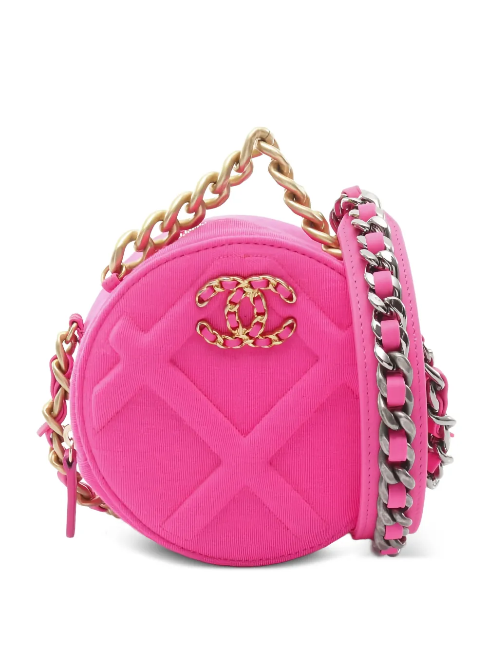 CHANEL Pre-Owned 2019 interlocking-CC tote bag - Rosa