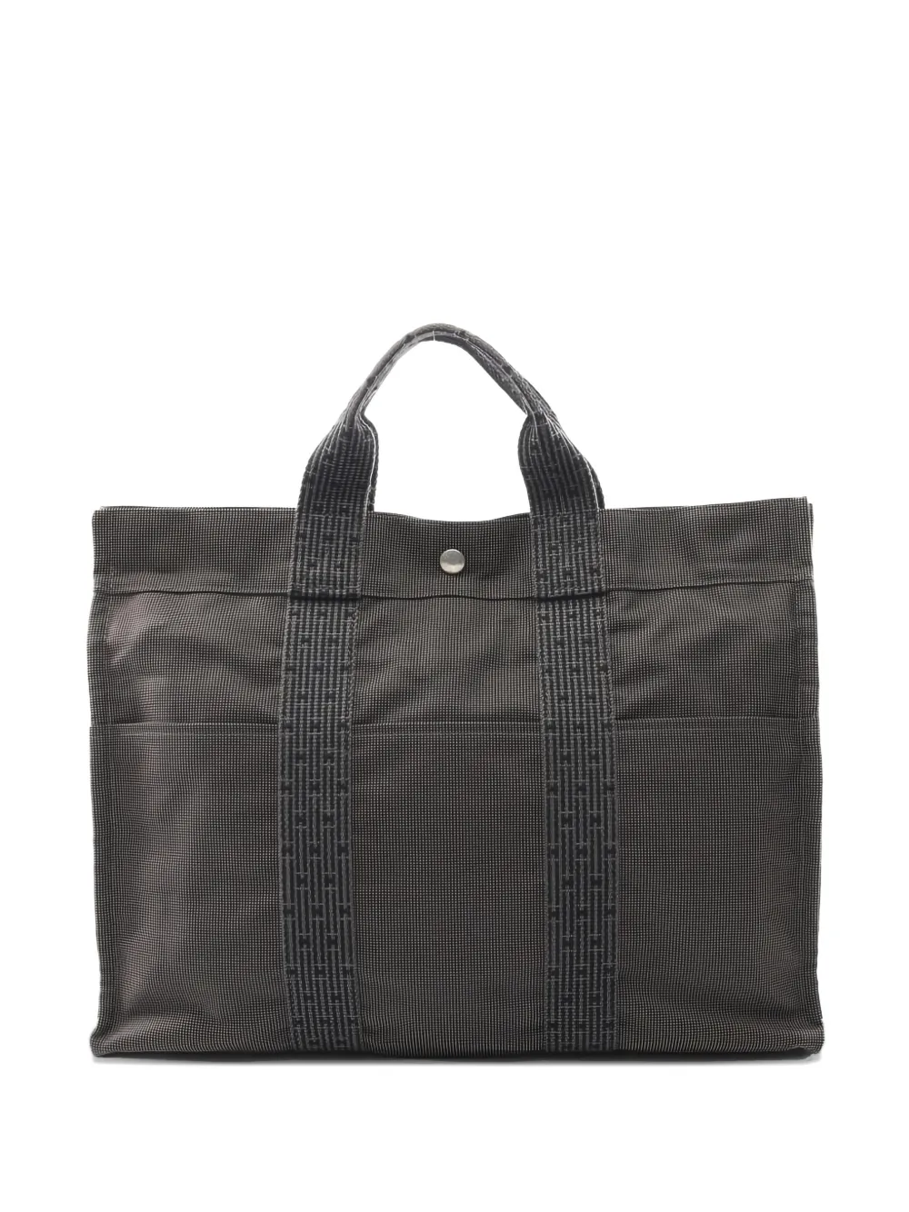 Hermès Pre-Owned 2000s logo-stripe tote bag | Grey | Image 1