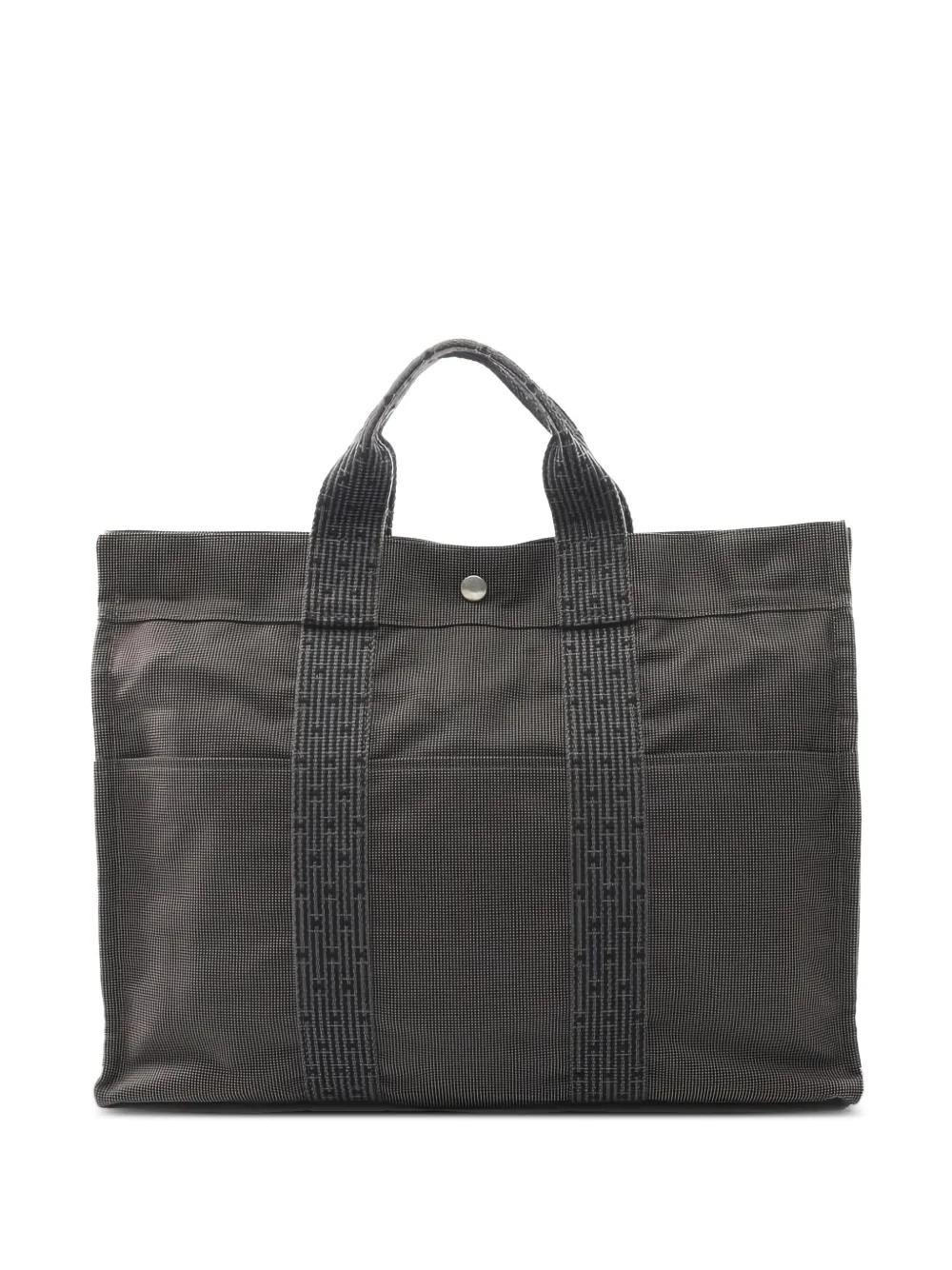 Hermès Pre-Owned 2000s logo-stripe tote bag | Grey | Image 1