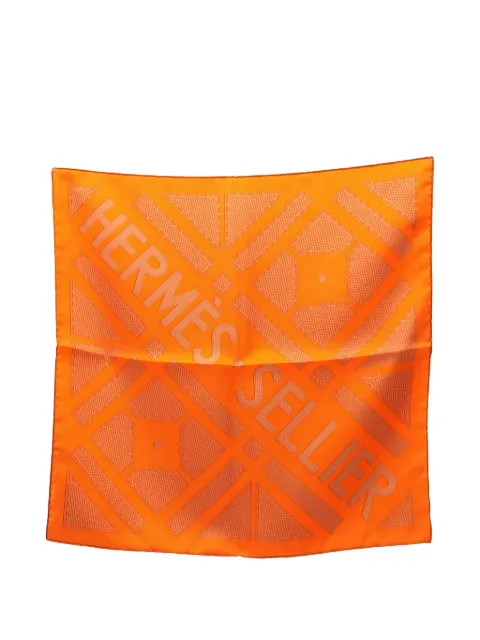 Hermès Pre-Owned 2010s Sellier square-shape scarf