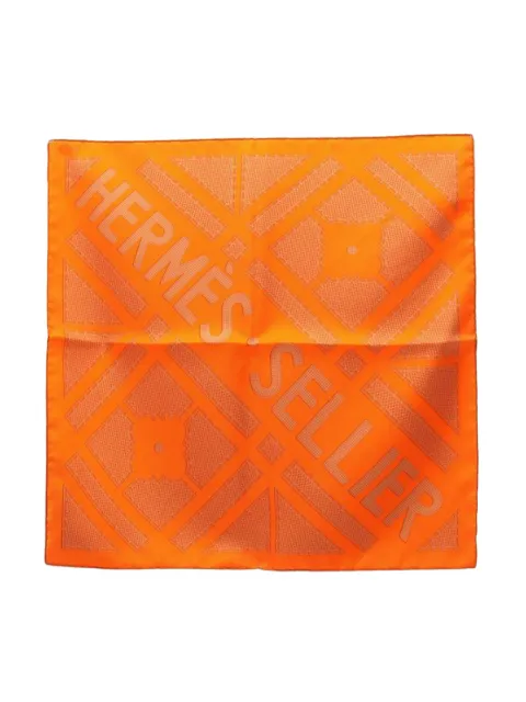 Hermès Pre-Owned 2010s Sellier square-shape scarf