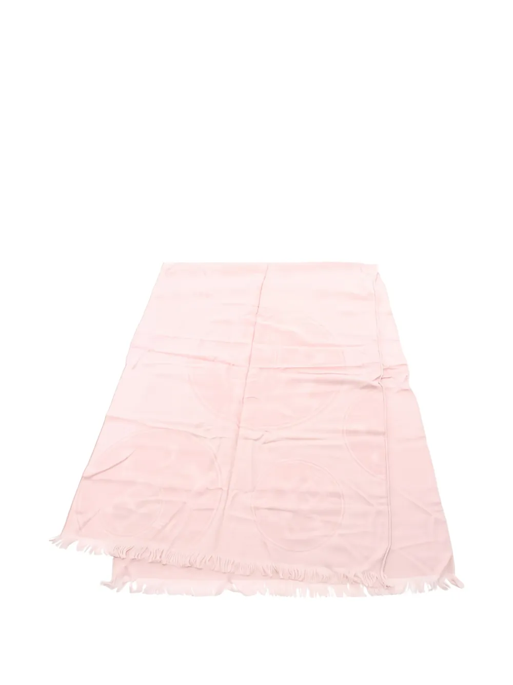 Hermès Pre-Owned 2010s Libris fringe stall scarf | Pink | Image 1