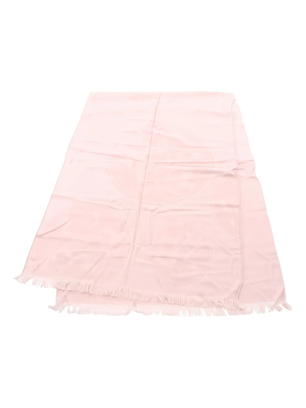 Hermès Pre-Owned 2010s Libris fringe stall scarf | Pink | Image 1