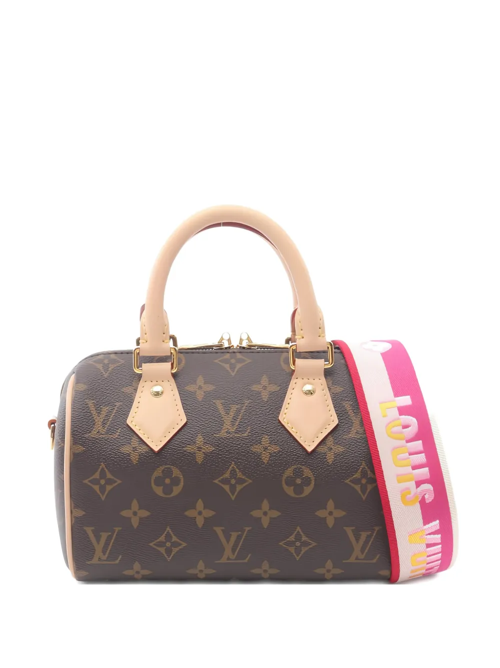 Louis Vuitton Pre-Owned 2021 20 Speedy monogram tote bag - Marrone