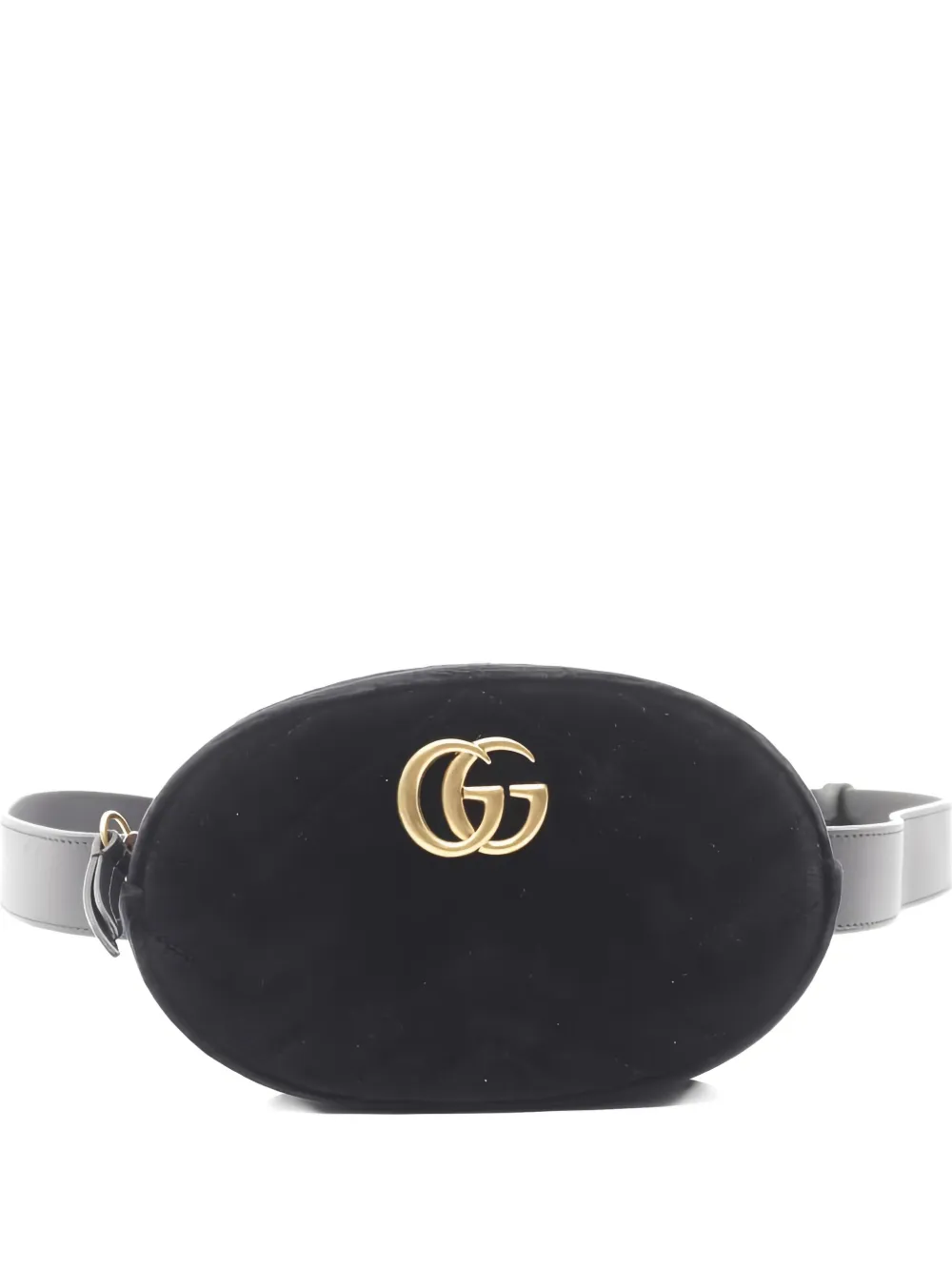 Gucci Pre-Owned 2010 GG marmont leather waist bag - Nero