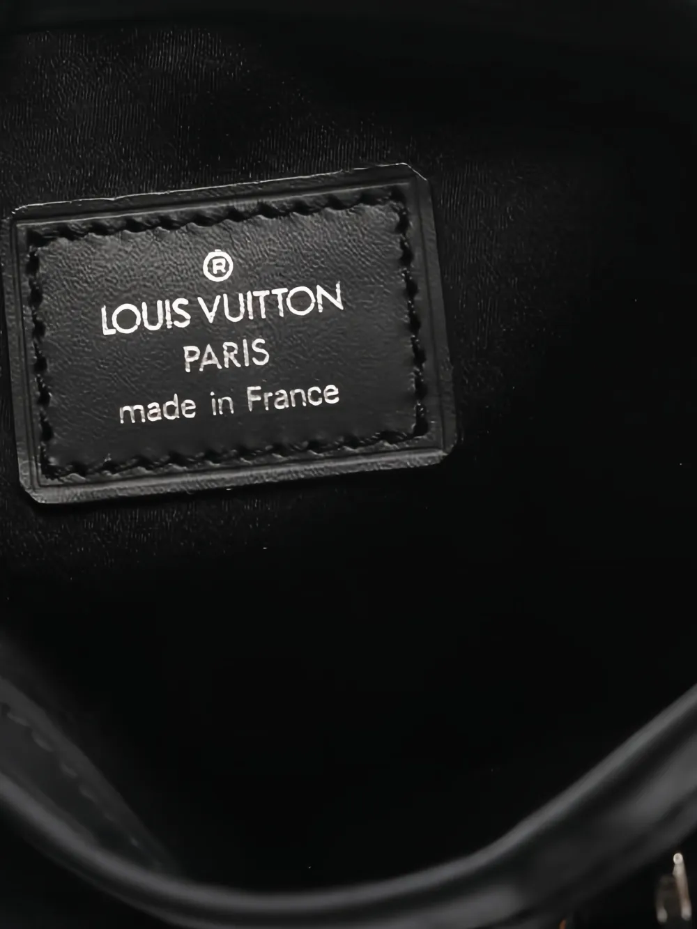 Louis Vuitton Pre-Owned 2001 mini bucket-tas met monogram Zwart