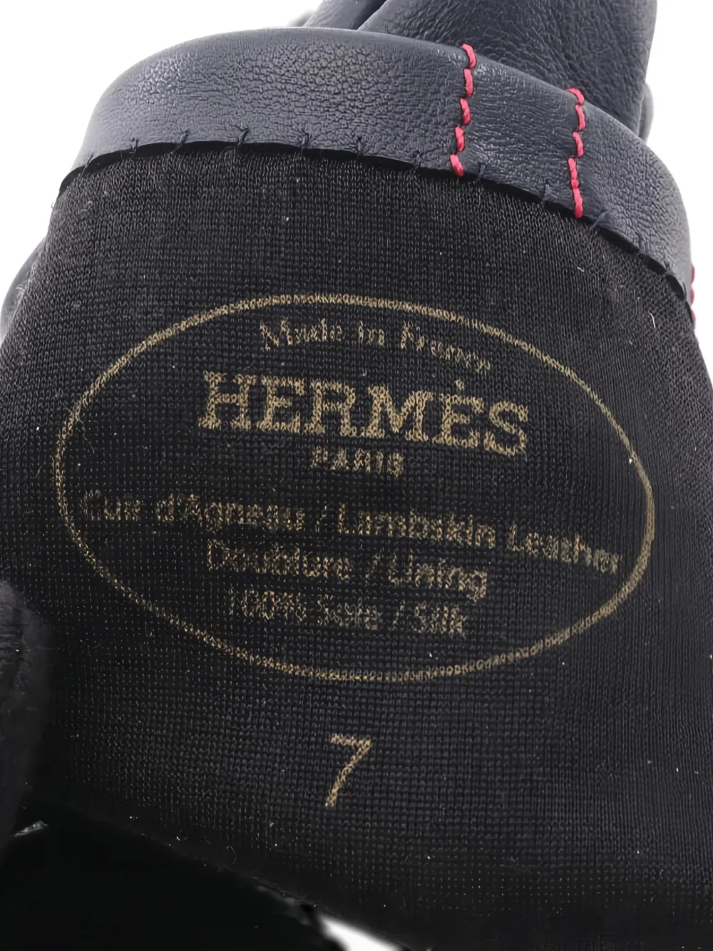 Hermès Pre-Owned قفازات مخيوطة من عقد 2010 | Image 2
