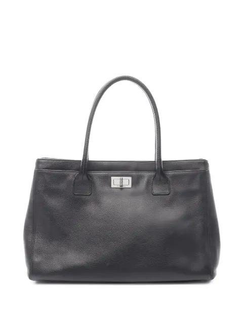 CHANEL Pre-Owned 2005-2006 2.55 Executive caviar-leather tote bag