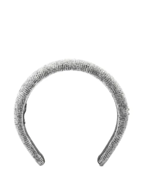 Miu Miu Pre-Owned 2020s logo-detail headband
