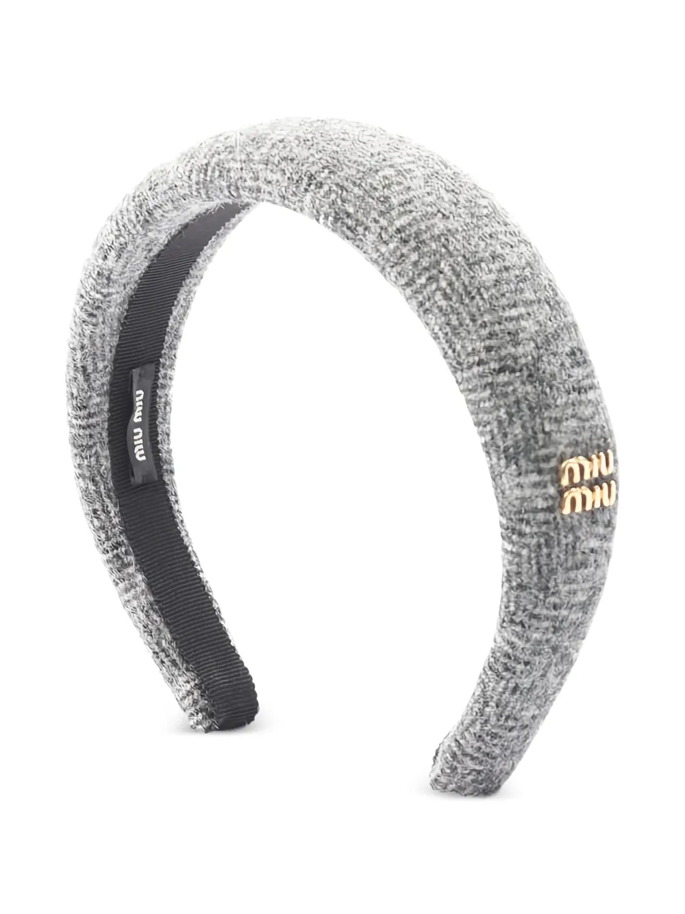 Miu Miu Pre-Owned 2020s ロゴ ヘアバンド | Image 2