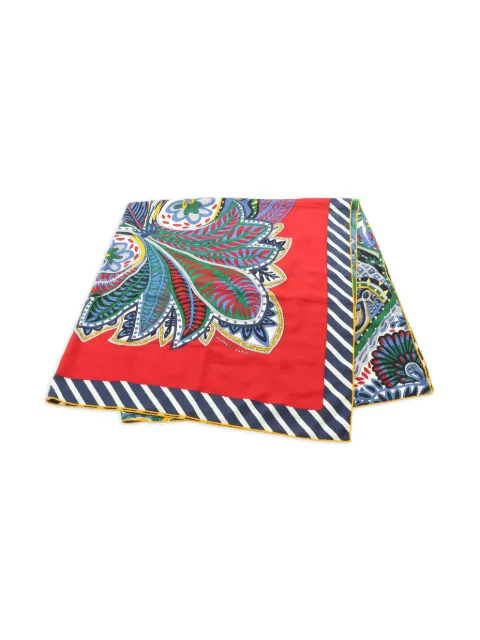 Hermès Pre-Owned 2010s Carrejean Le Jardin Maharani scarf